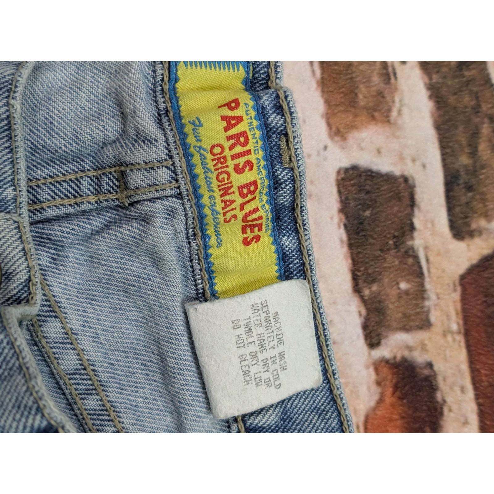 Vintage 90’s Y2k Jean Shorts Distressed Denim Short Shorts Paris Blues Size 7