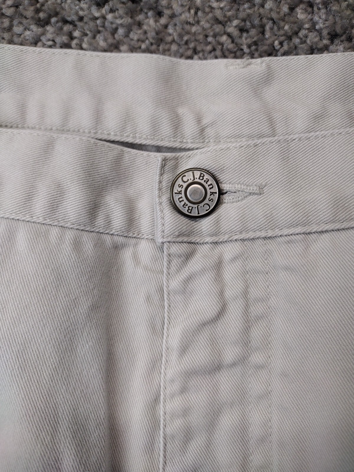 VTG Cj Banks Women’s Carpenter Denim Capri Size 24W 100% Cotton Christopher Bank