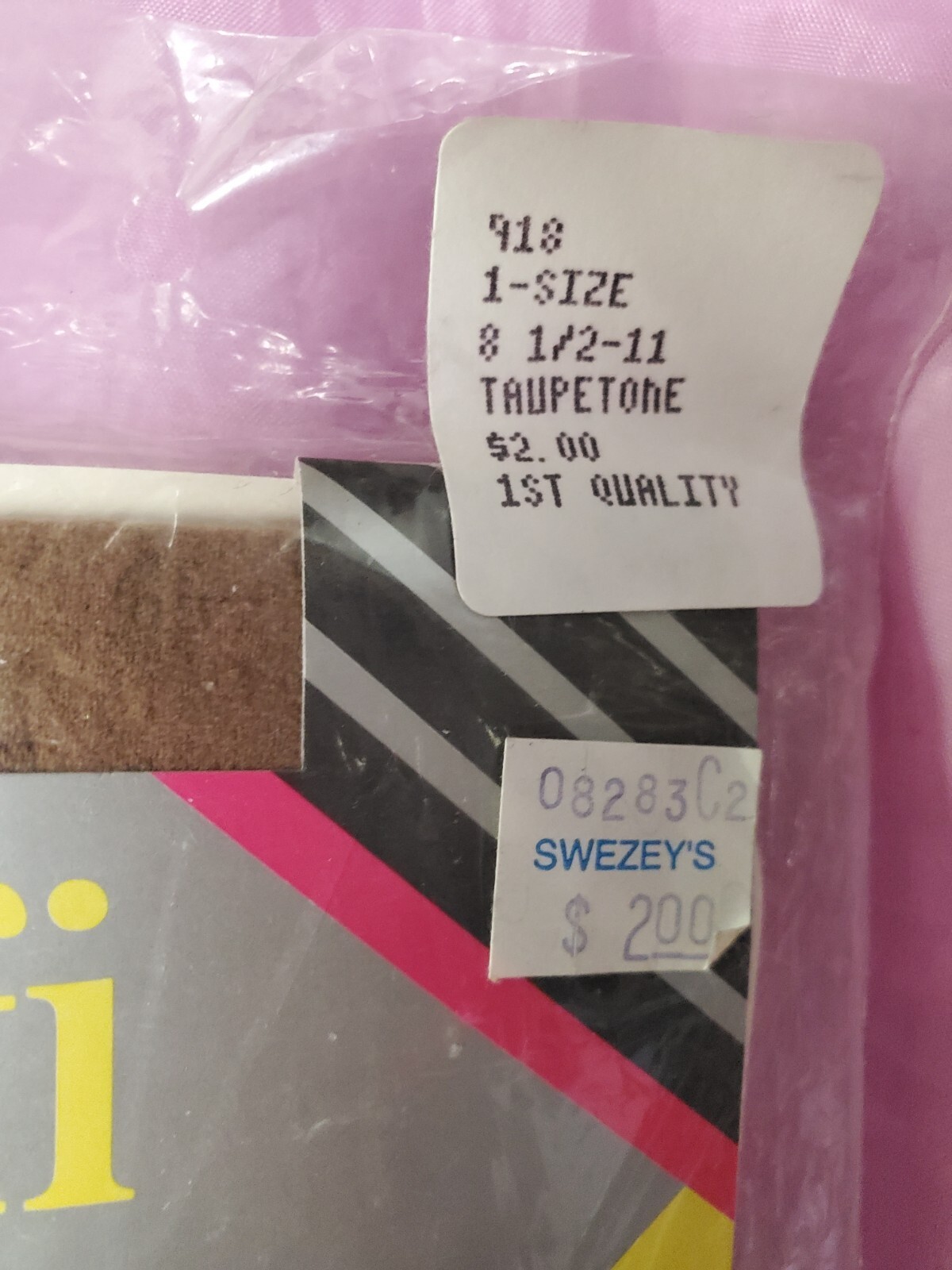 Vintage Yoffi Thigh Highs Nylon Stockings Taupetone 8 1/2-11 Silky Hosiery