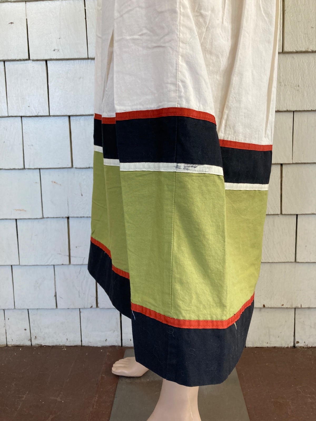 Vintage Festive Cottagecore 1970s Krist Gudnason California Dress Size Small