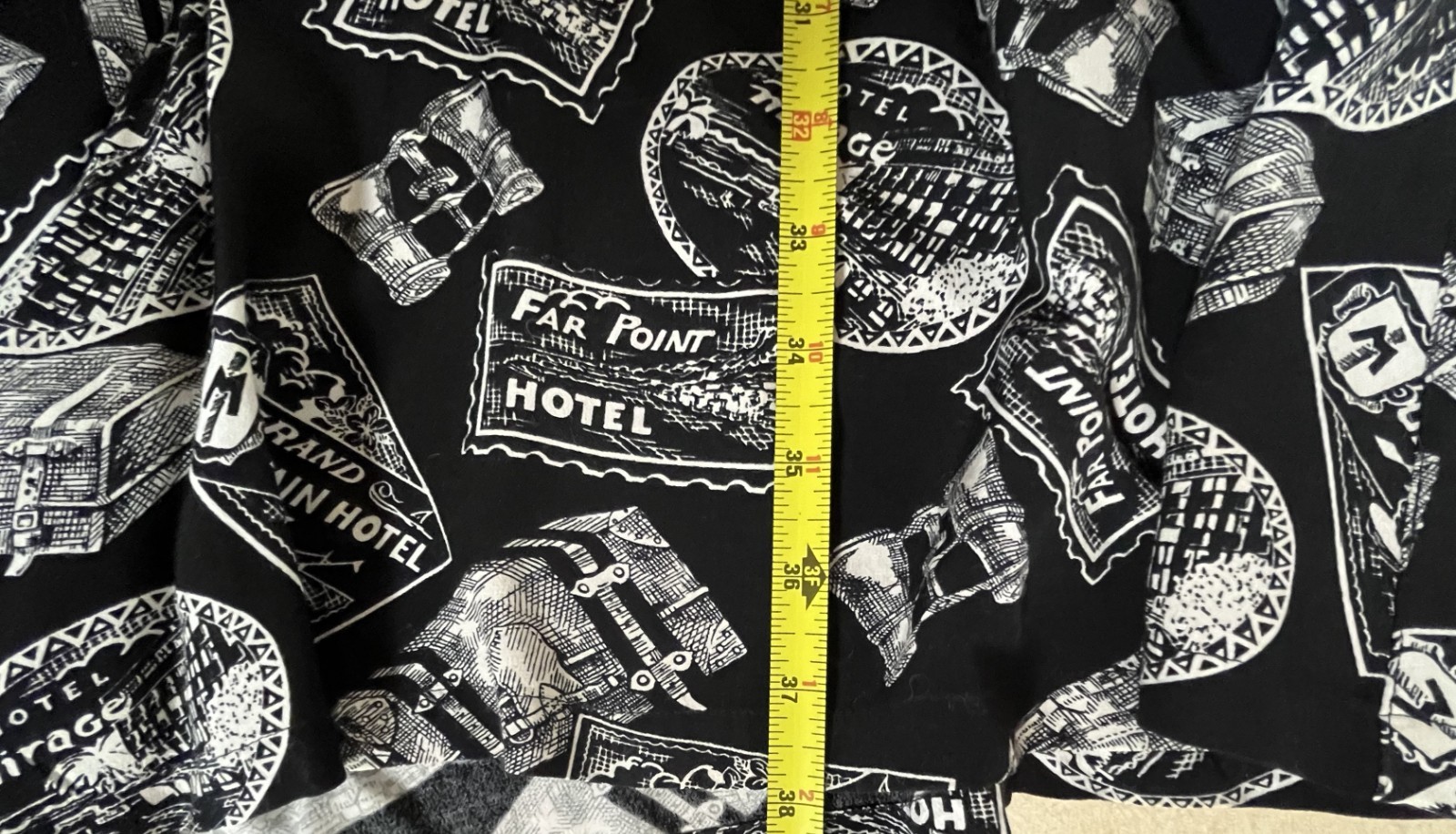 1980s Black & White World Traveler Romper Shorts w/Pockets-Liz Sport Size 12