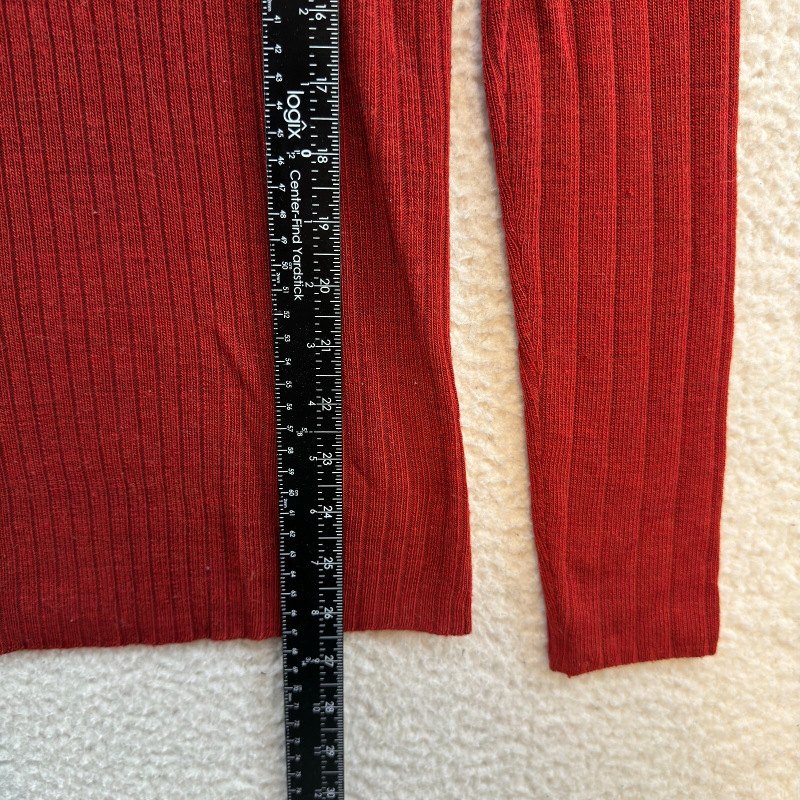 Y2K Vintage Top Small Medium Red Knit Long Sleeve Bella Swan Boho Fairy Grunge