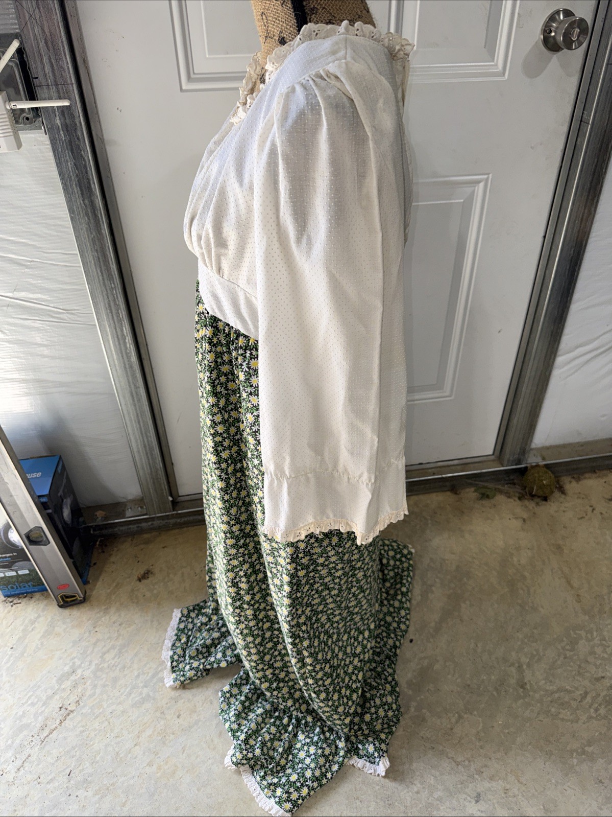 Vintage Berkleigh Juniors Daisy Prairie Maxi Dress 70s
