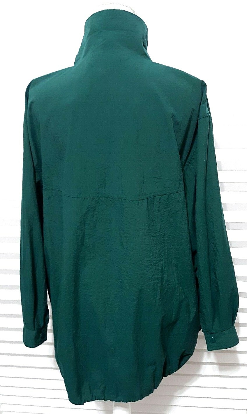 Vintage Windbreaker Nylon Jacket 1980s Andy Johns Women’s Size Medium