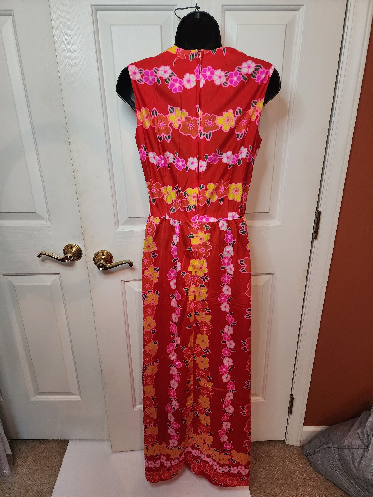 Tanner Of North Carolina Vintage Red Hawaiian Dress Women’s Size 8