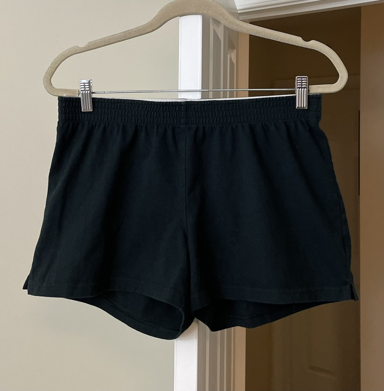 Champion Shorts Black Athletic Knit Vintage y2k Gym Fitness Women’s Medium