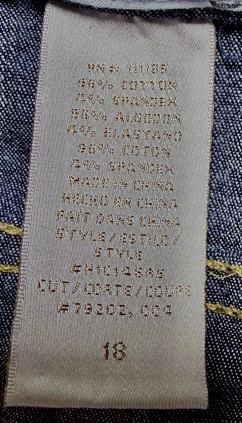 Vintage Y2K Baby Phat “Love” Denim Jeans Wide Leg Size 18