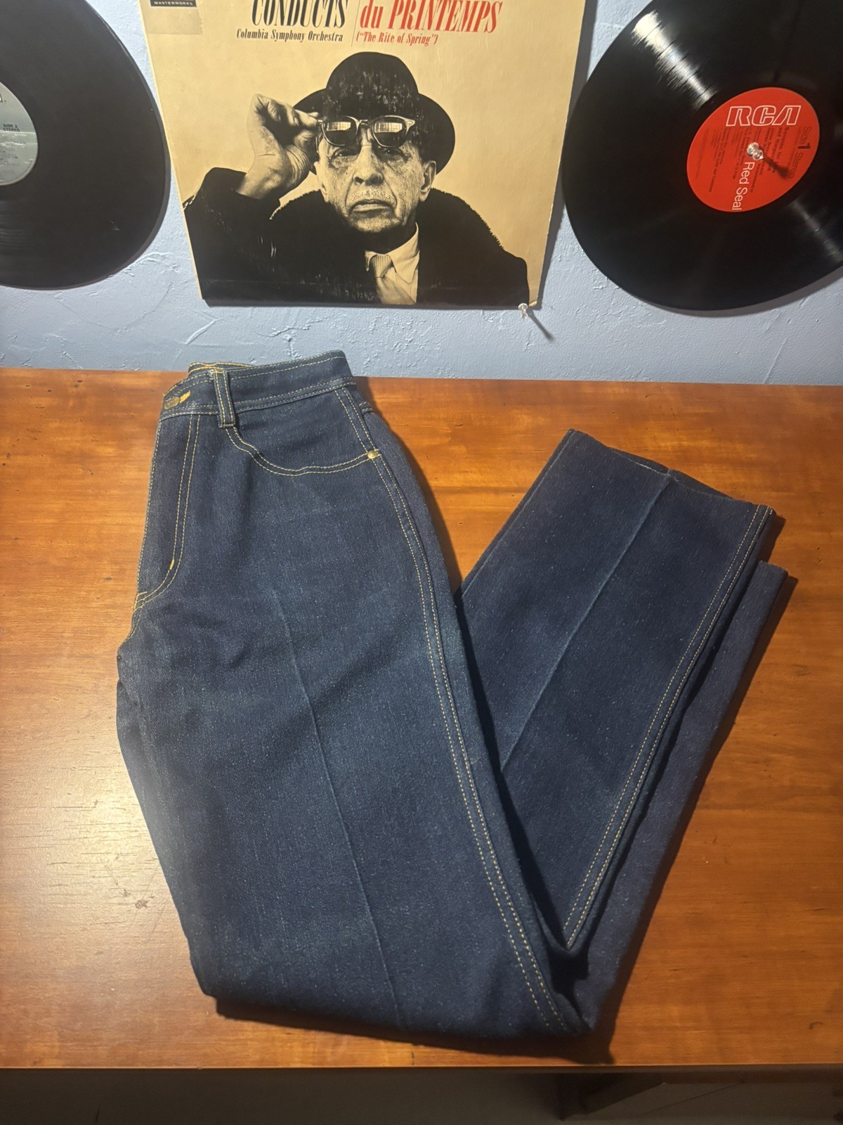 VINTAGE RARE Ivanhoe Women’s Jeans Size 9 Dark Wash SICK DESIGn