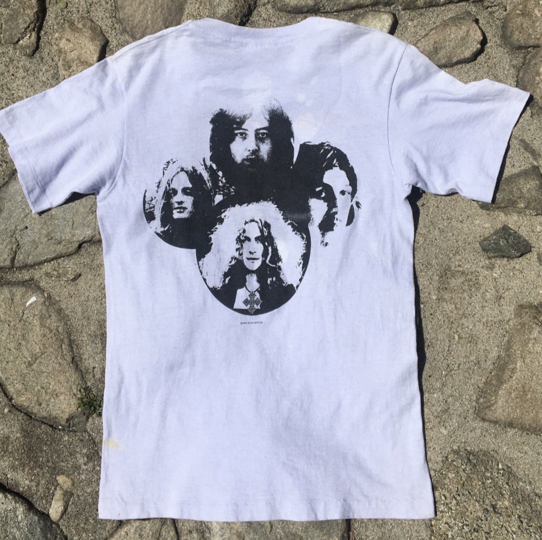 Vintage ’84 Led Zeppelin Myth Gem Graphic Double Sided T-Shirt XS/S