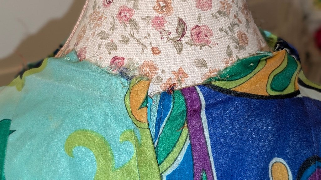 Incredible 1960’s Psychedelic Murray Hamburger&co. Maxi Dress