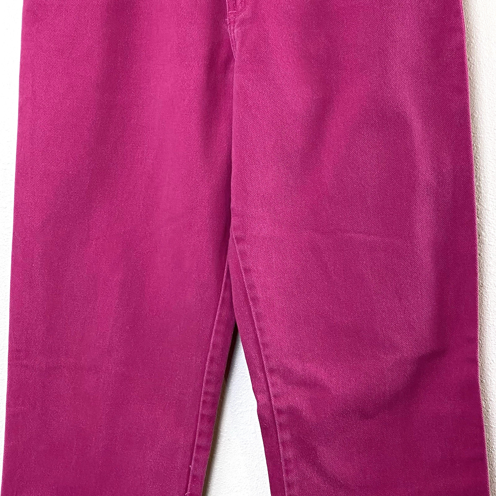 Vintage Jewell’s Classic Bottoms Womens Hot Pink Jeans Juniors 7 100% Cotton USA