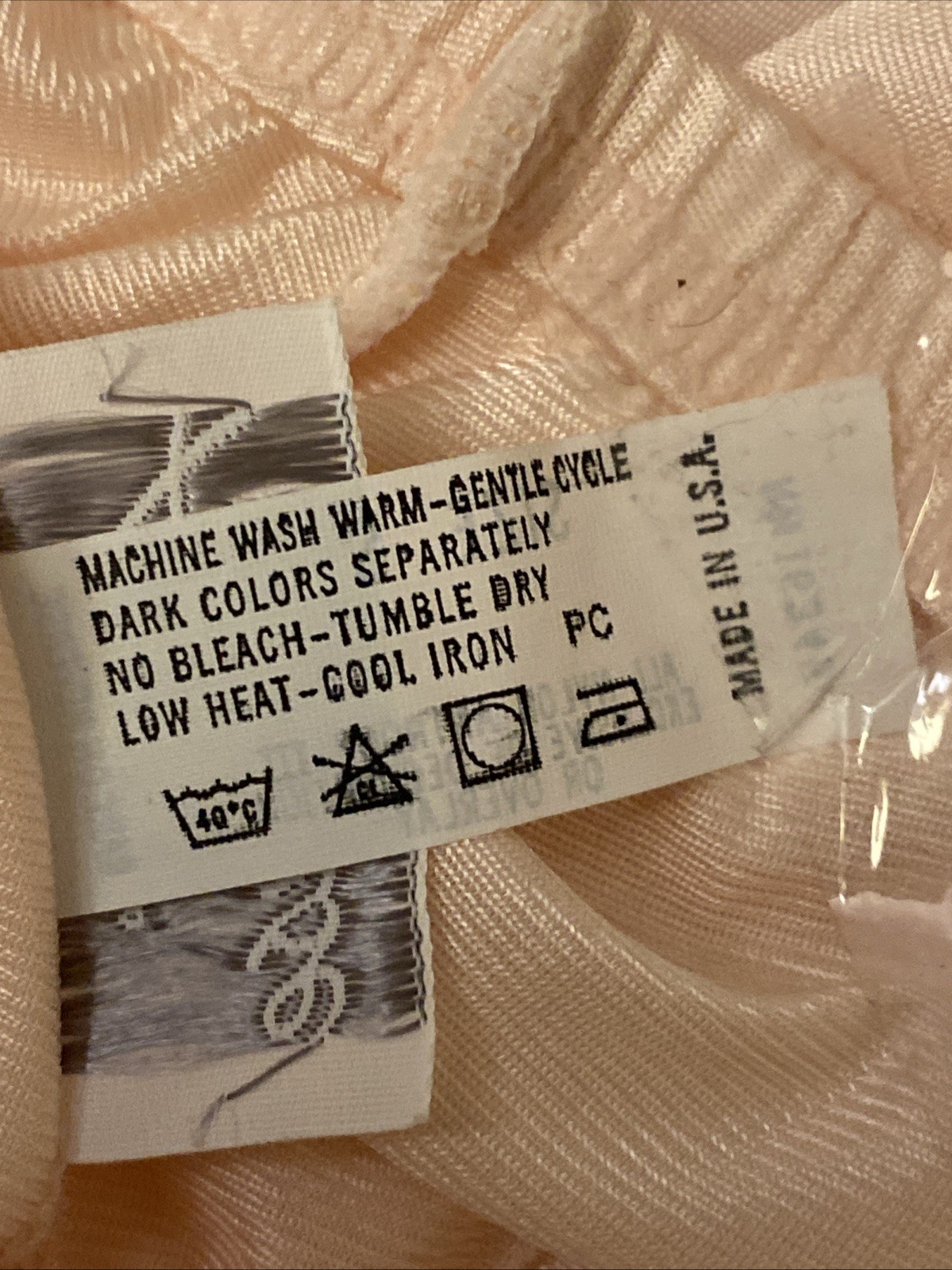 Vtg. Applause Half Slip Pink/ Lace Full Sweep Size Small New