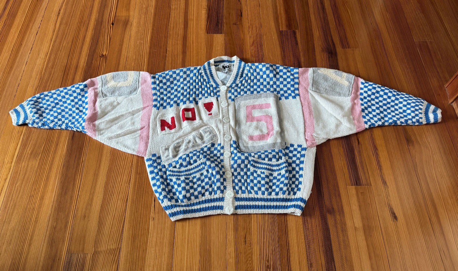 Vintage 1980’s NO! The Jeans Revolt Sweater by Claude Attias
