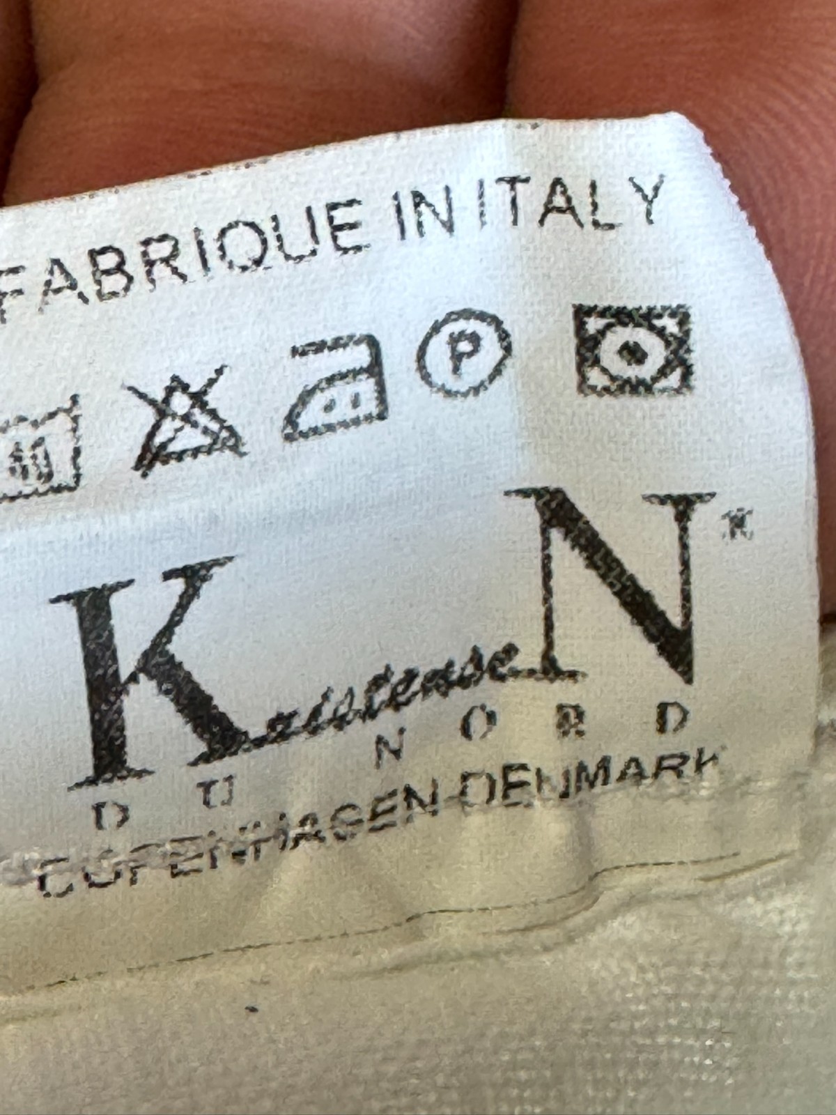 Hemp Pants KristenseN DU NORD Y2K White 34 36 Made in Italy Bootcut Luxury