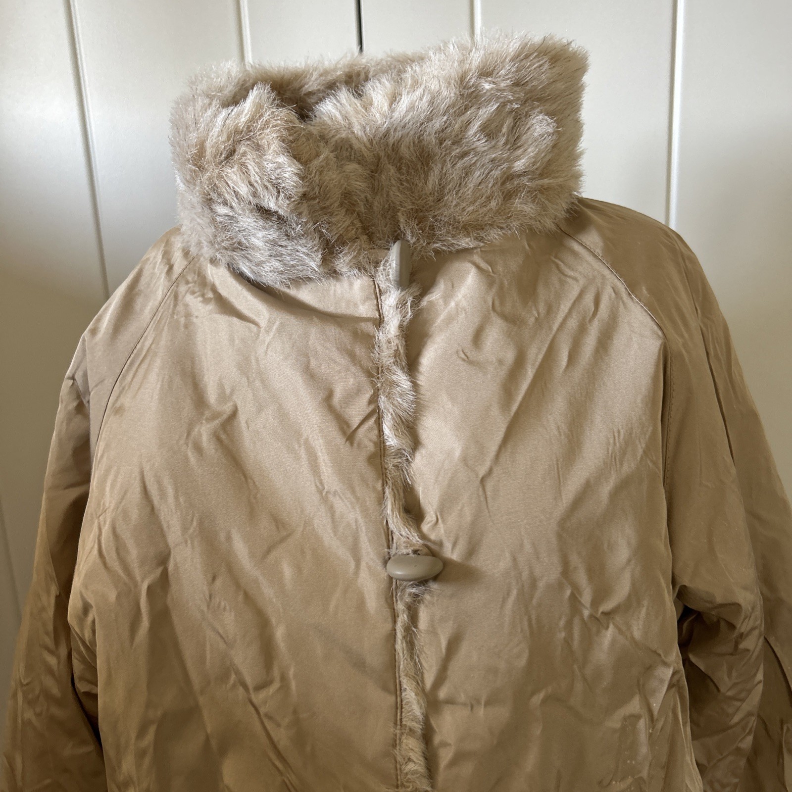 Vintage 1970’s Russel Taylor Faux Fur Reversible Jacket New With Tags Size 4