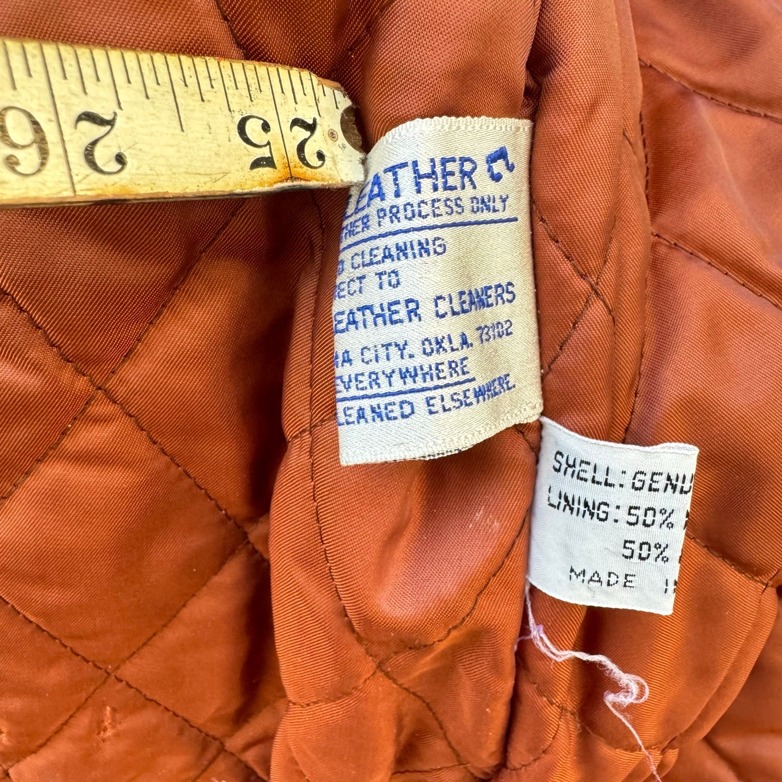 1970s Penny Lane Ms. Pioneer Suede Faux Fur Coat Quilted Chest 40” Vintage