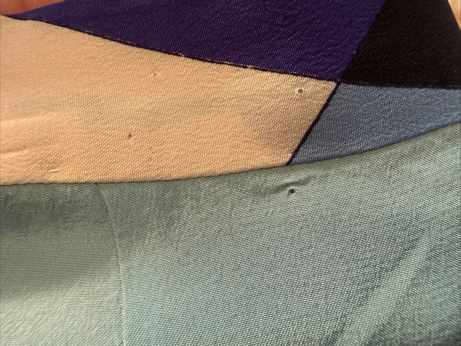 Vintage Emilio Pucci Silk Blend Maxi Skirt “Onde Wave” Pattern XS