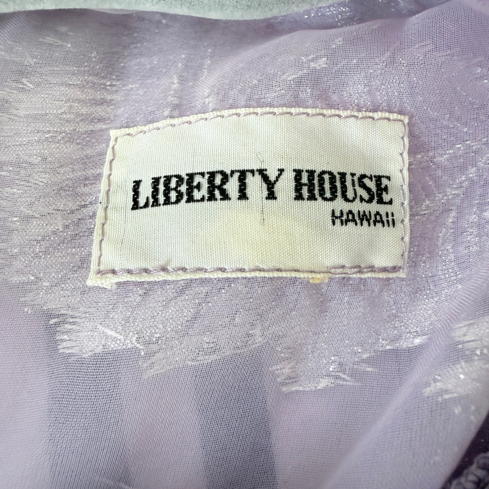 Liberty House Dress Women S Vintage Purple Silver Metallic Brocade Maxi Hawaii