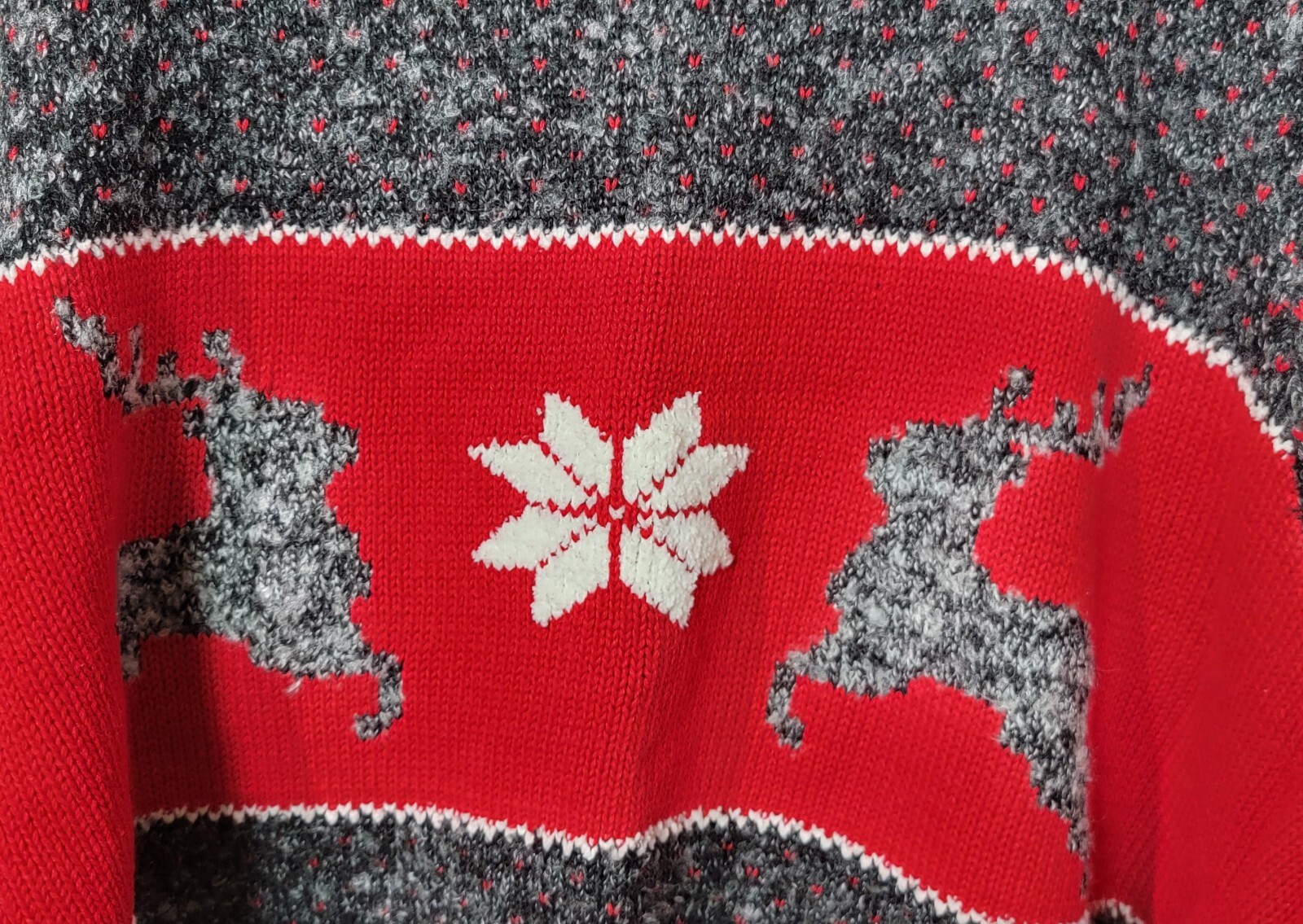 Vintage RUSS LIZ CLAIBORNE Woman’s HOLIDAY REINDEER Sweater SIZE 26W-28W