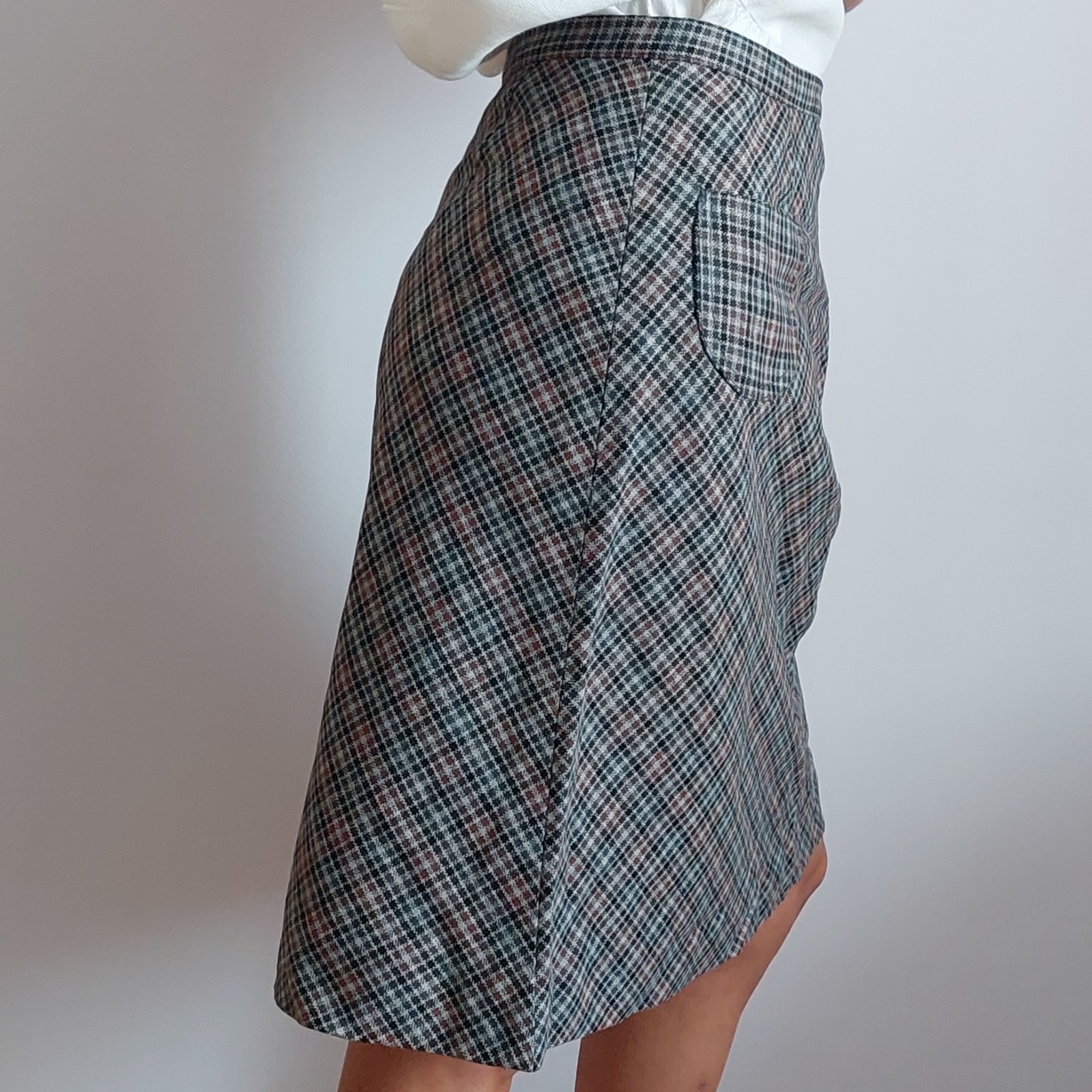 New vintage Soviet Polish woolen skirt