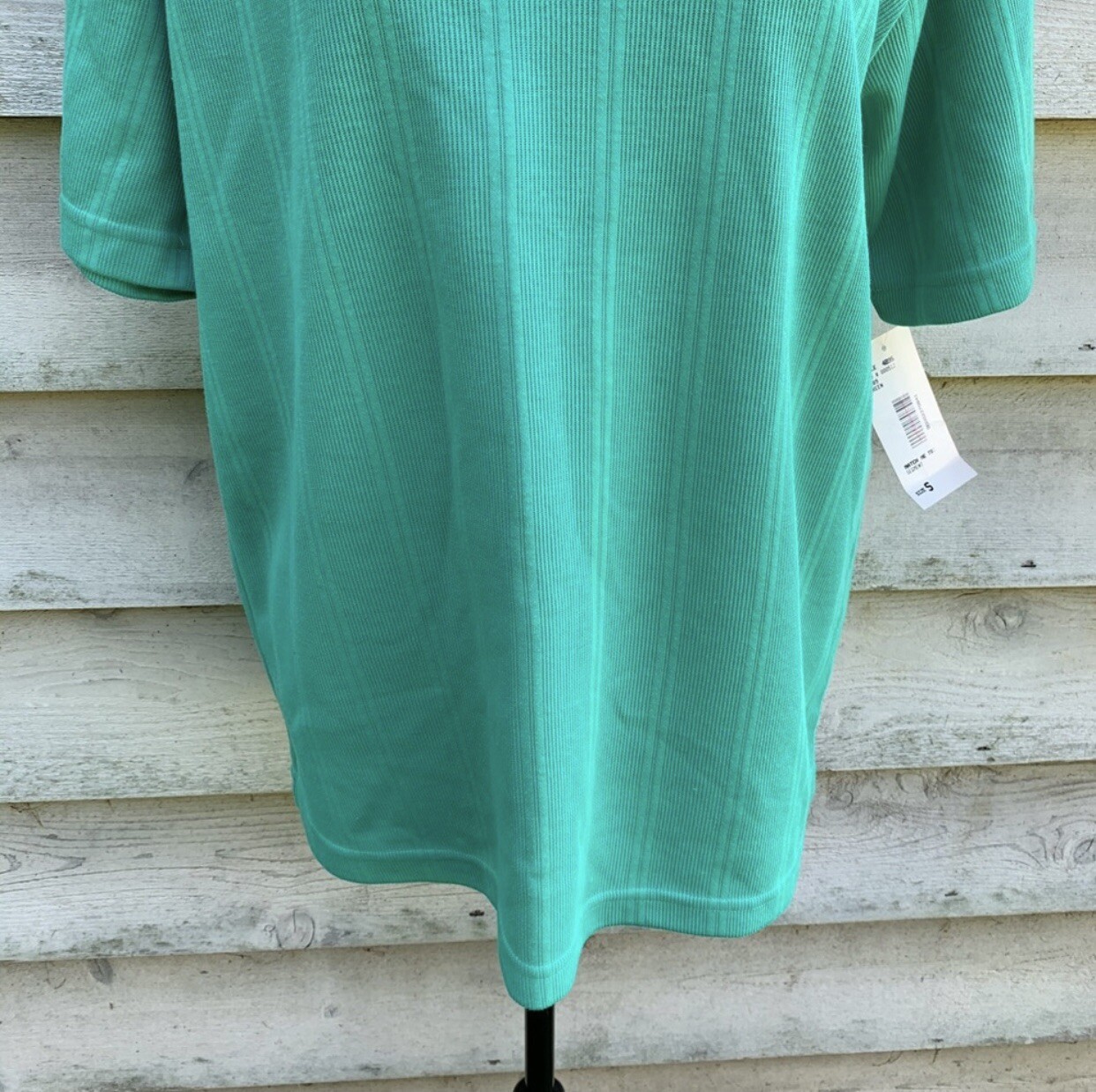 Vintage 90s Company Collection NWT Deadstock Green/Blue Basic Crewneck T Shirt