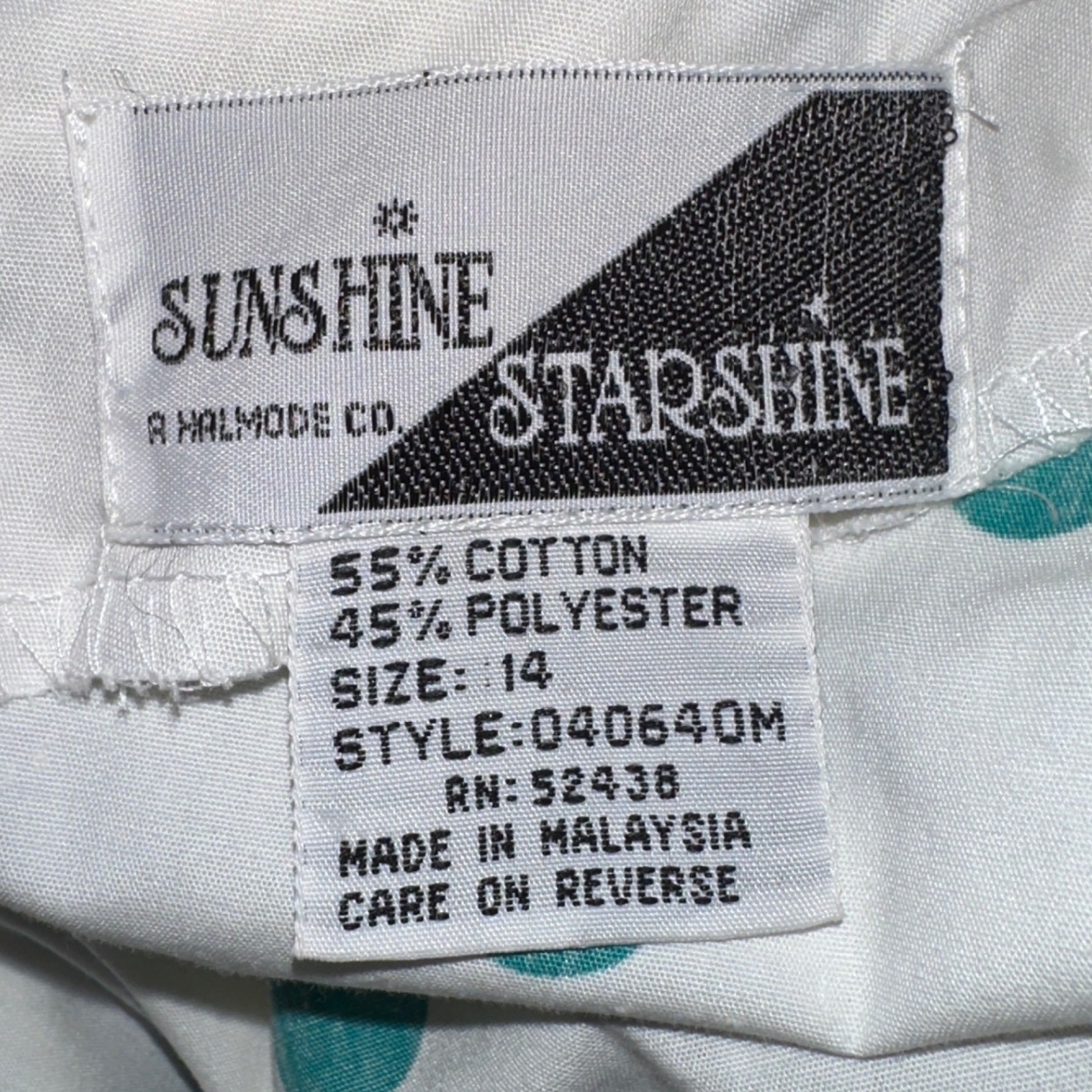 Sunshine Starshine Vintage 80s Polka Dot Peplum Dress Teal White Bow Size 14 NWT