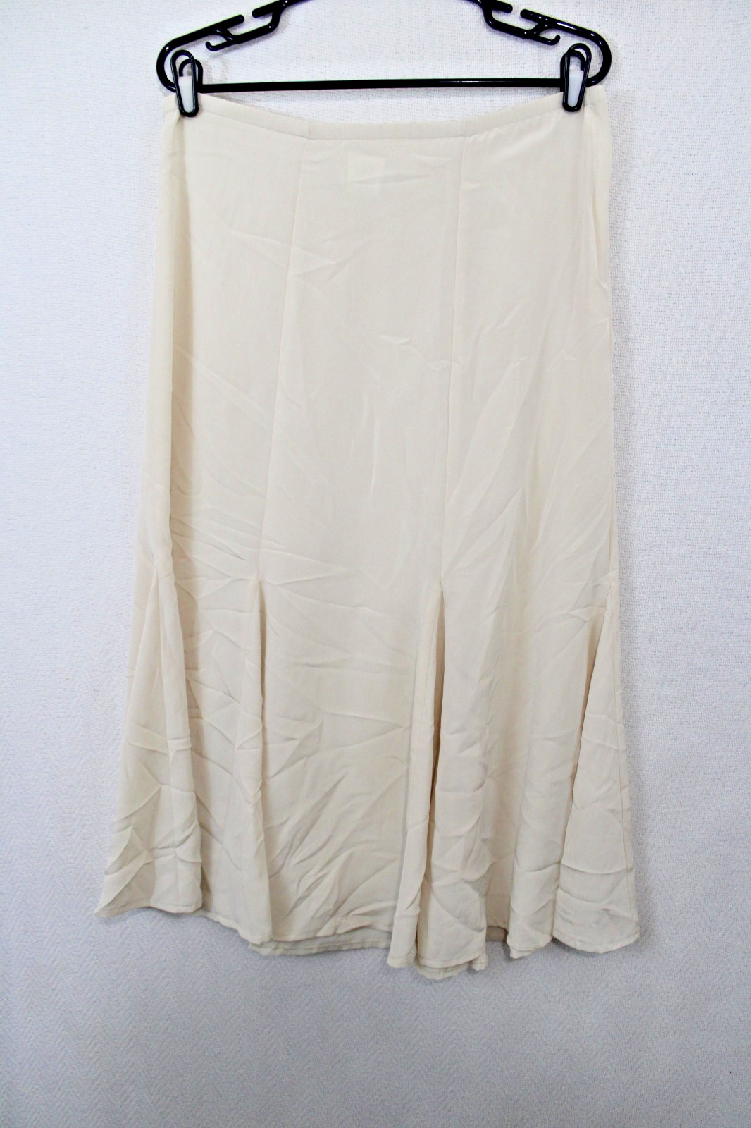 VTG Shirtstrings II M Ivory Polyester Blouse and Skirt Set Embroidered & Lace