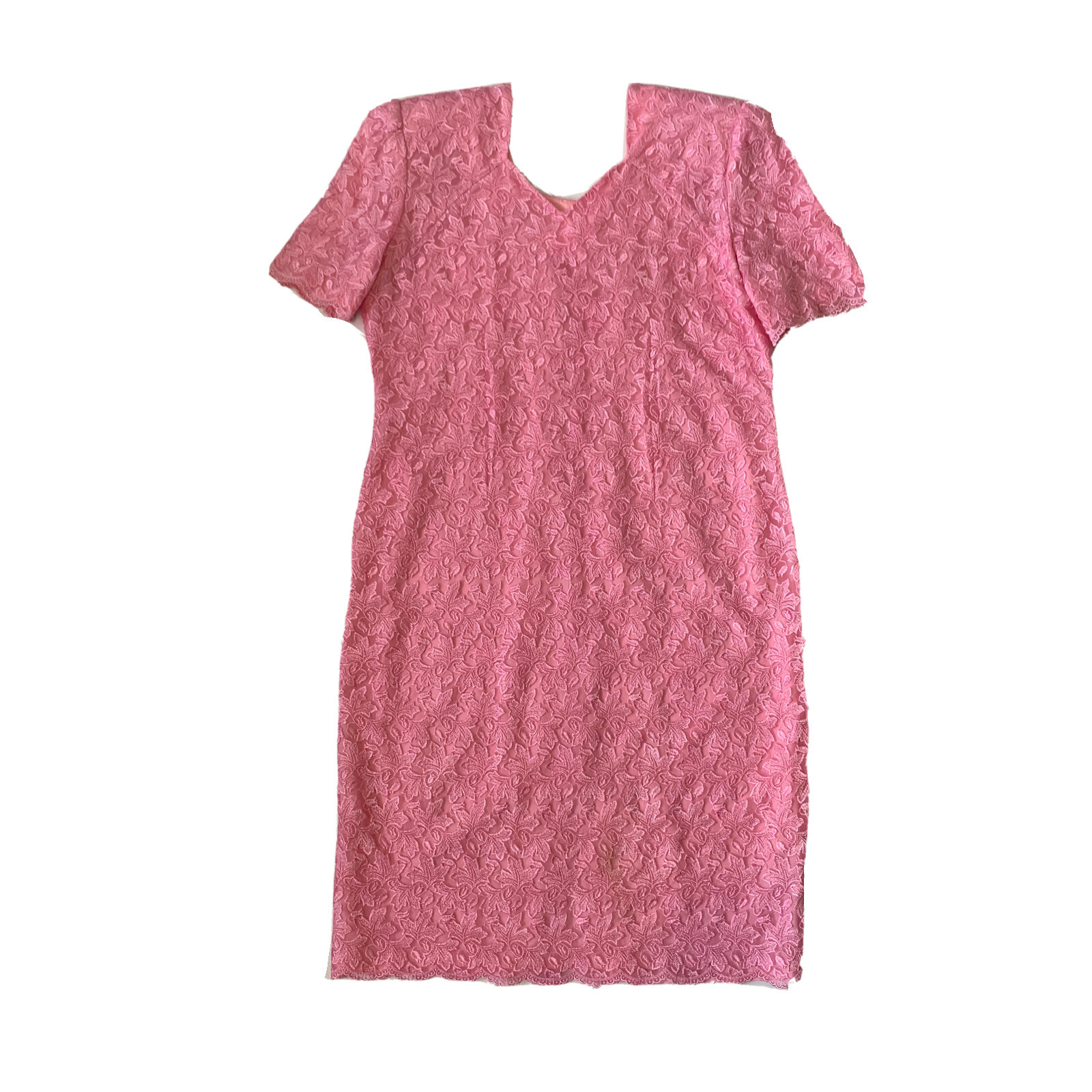 Ricki Renee Dress Women’s Size 18 Vintage Bust 100cm Pink Lace