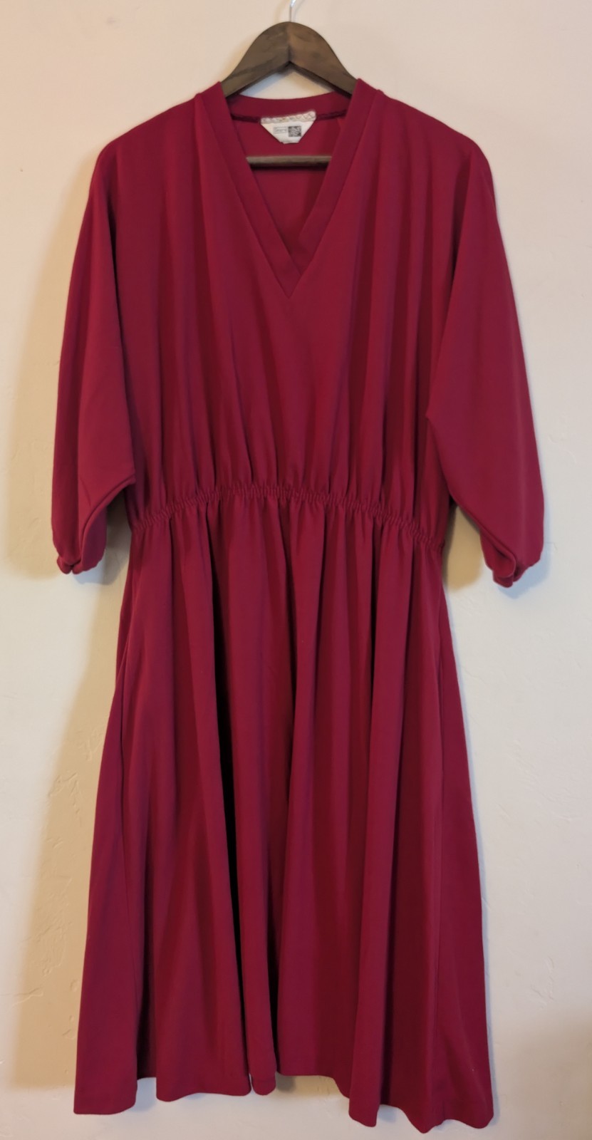 Vintage Sears „The Fashion Place” Dress Cocktail Glam in Red XL or XXL