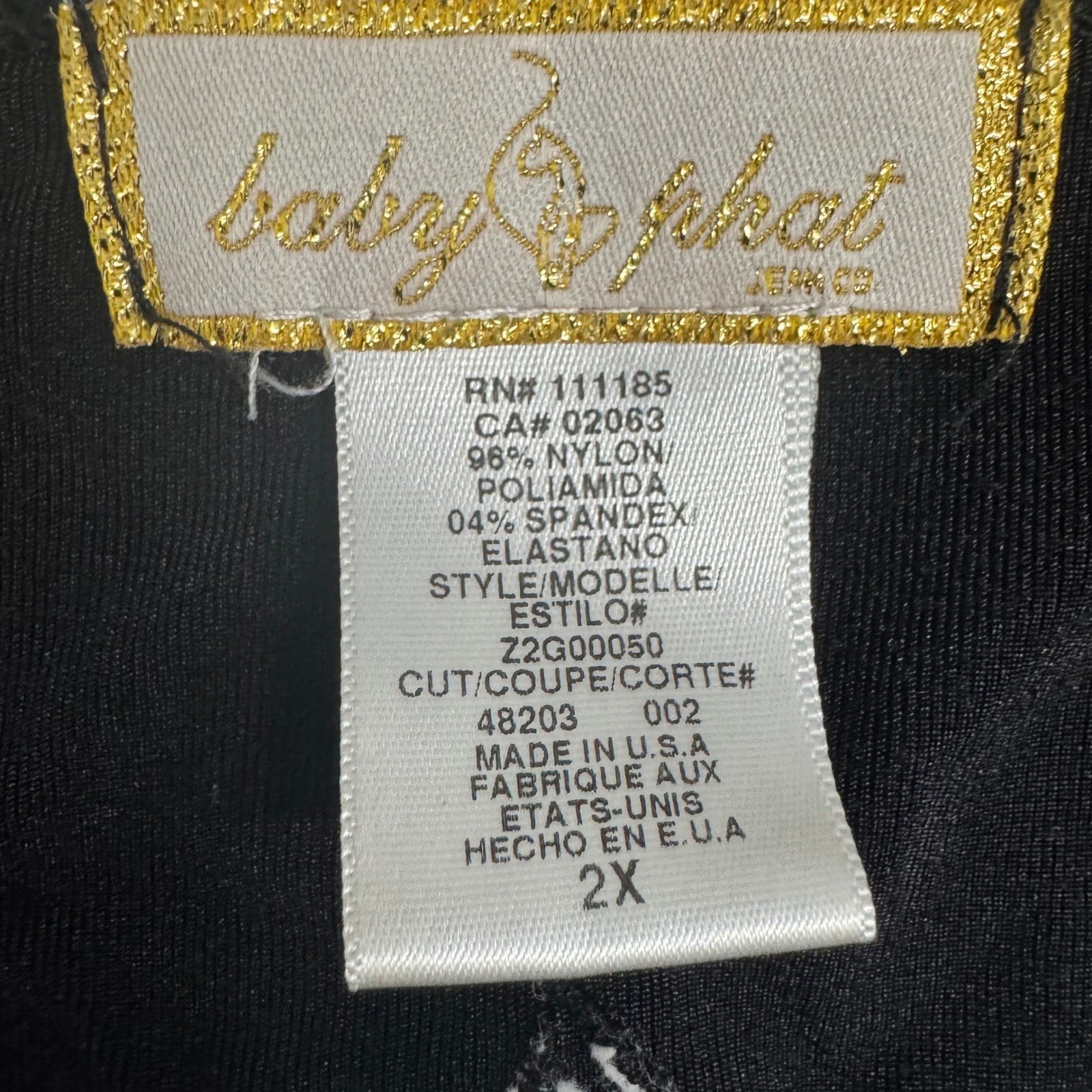 Baby Phat VTG Y2k Black Ruched Twist Mini Dress S/2X Retro Streetwear Hip Hop