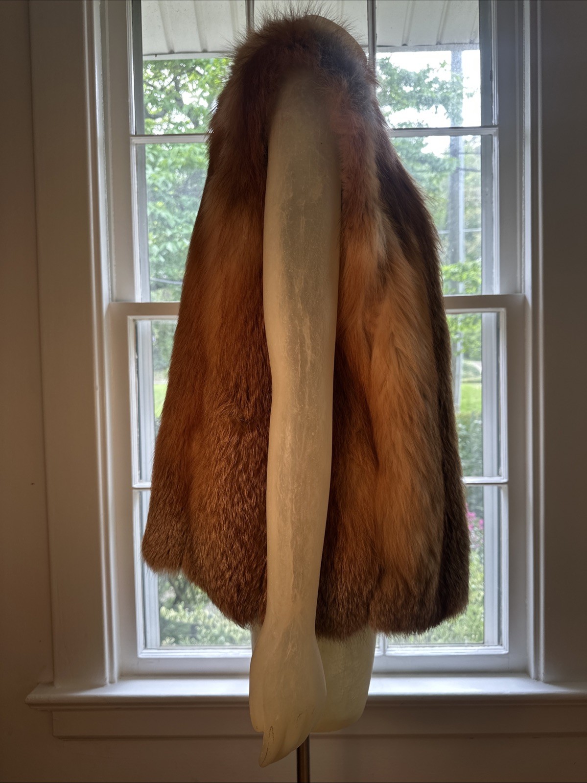 Vintage Coyote damselle Fur Vest Festival Wear, Edm, Burning Man, Rave, Playa.