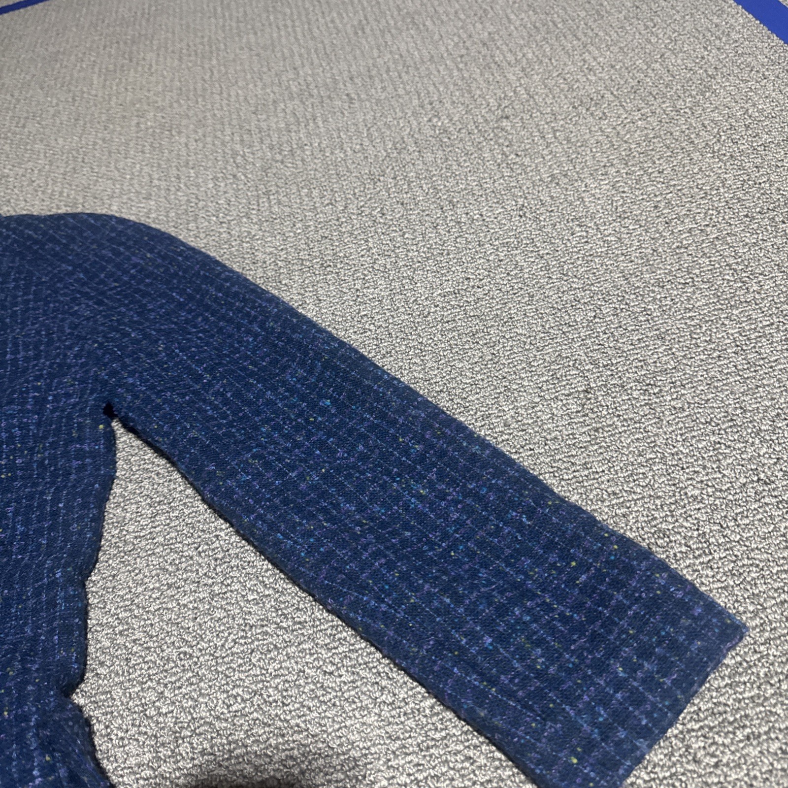 vogue paris original Women’s Dress Jacket Blue Handmade Vintage