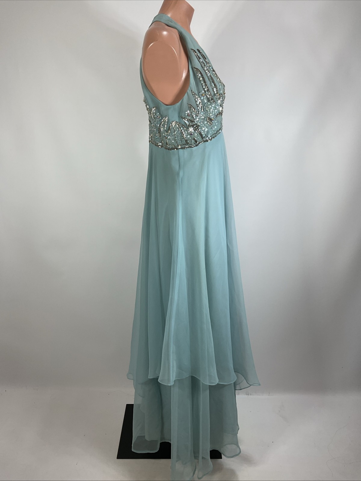 Vintage 1960s Jack Bryan Beaded Evening Cocktail Dress Style 5440 Size 12 NEW!