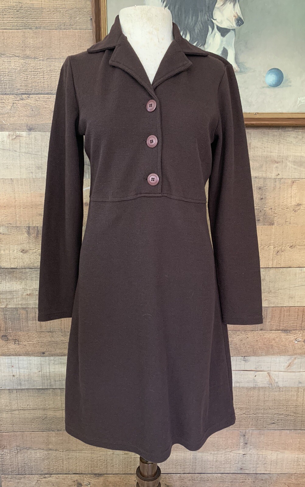 Vintage 1990s Metropolitan NEW YORK 10001 Babydoll Empire Waist Dress Size SM