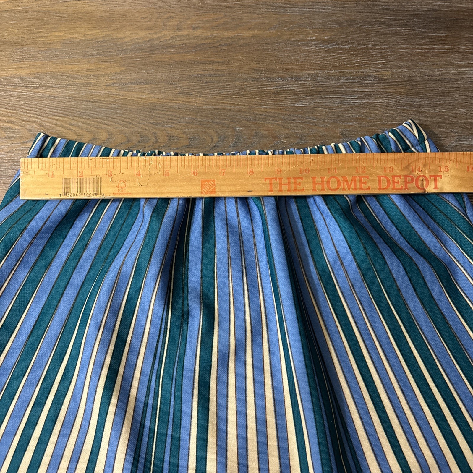 Lorax Originals Skirt Jacket Matching Set Blue Tan Teal Abstract Tie Dye Pattern