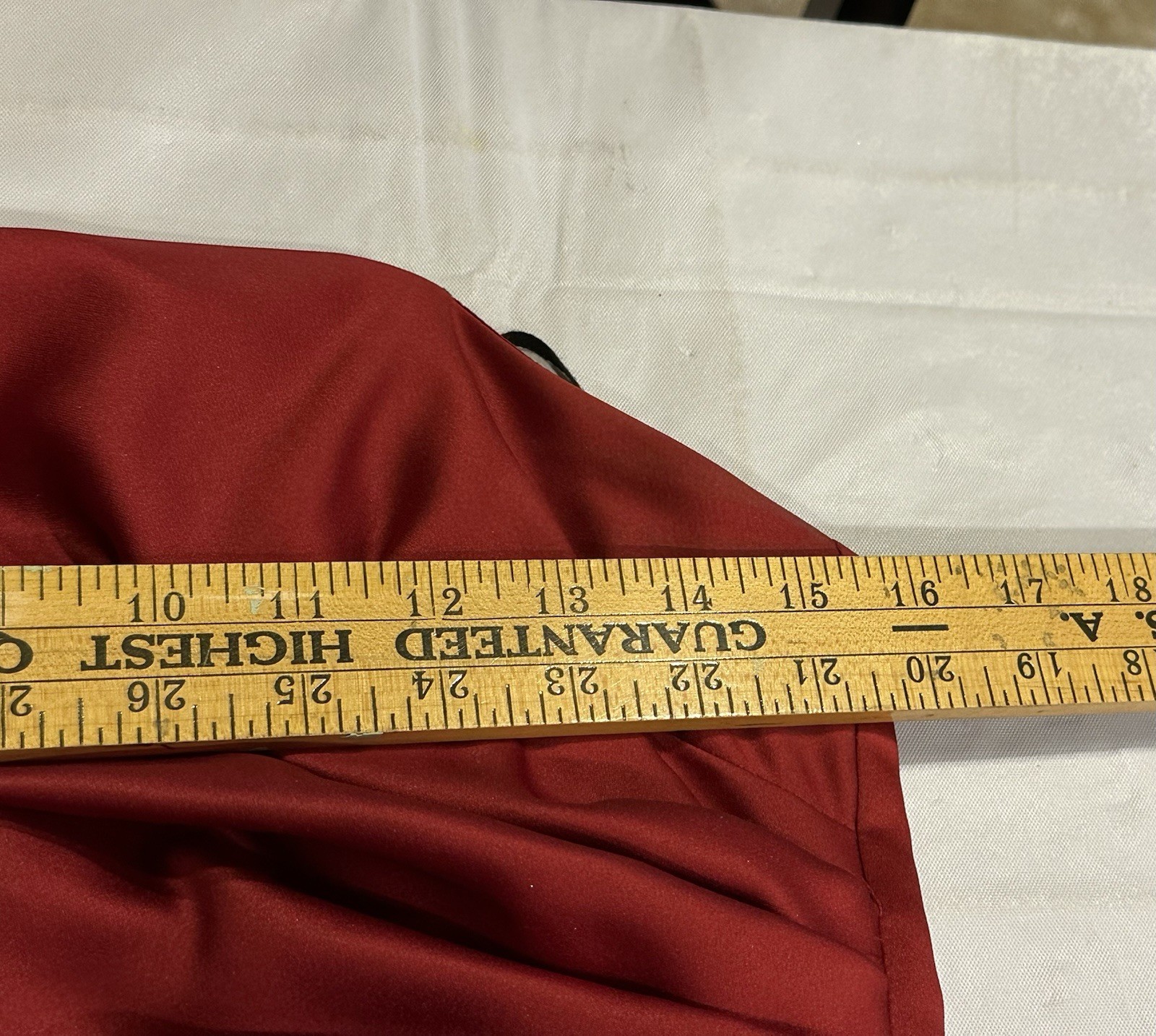 Michaelangelo Prom Dress Red/Maroon Maxi Strapless With Shawl Size-12