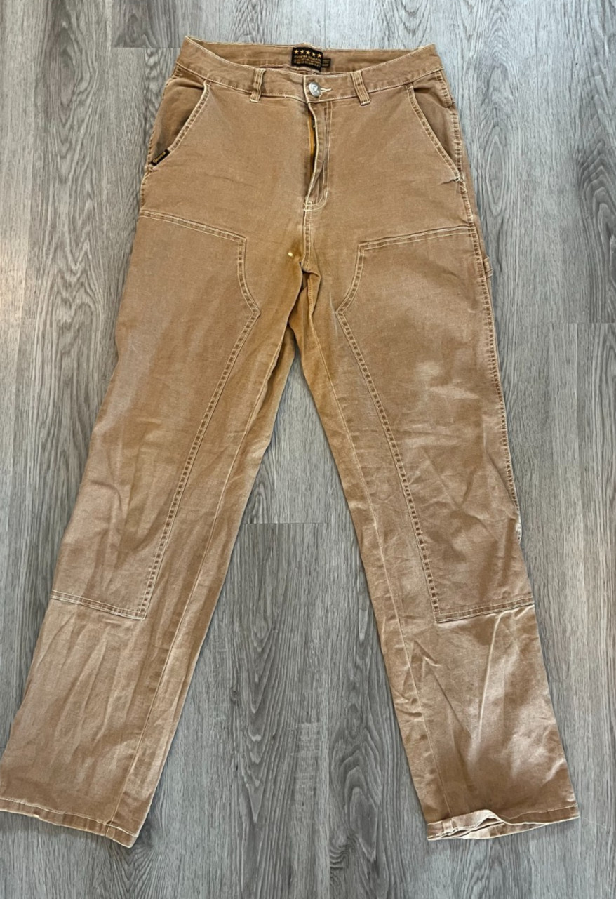 Fivestar General Brown Cargo Utility Pants, Waist 29 Y2K Grunge Indie Distressed