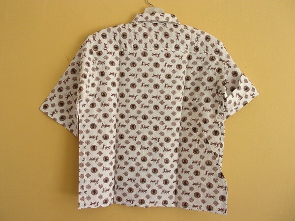 NOS Vtg Women’s 32 Princess Margaret By COLONIAL Cotton SHIRT Roman Theme RETRO