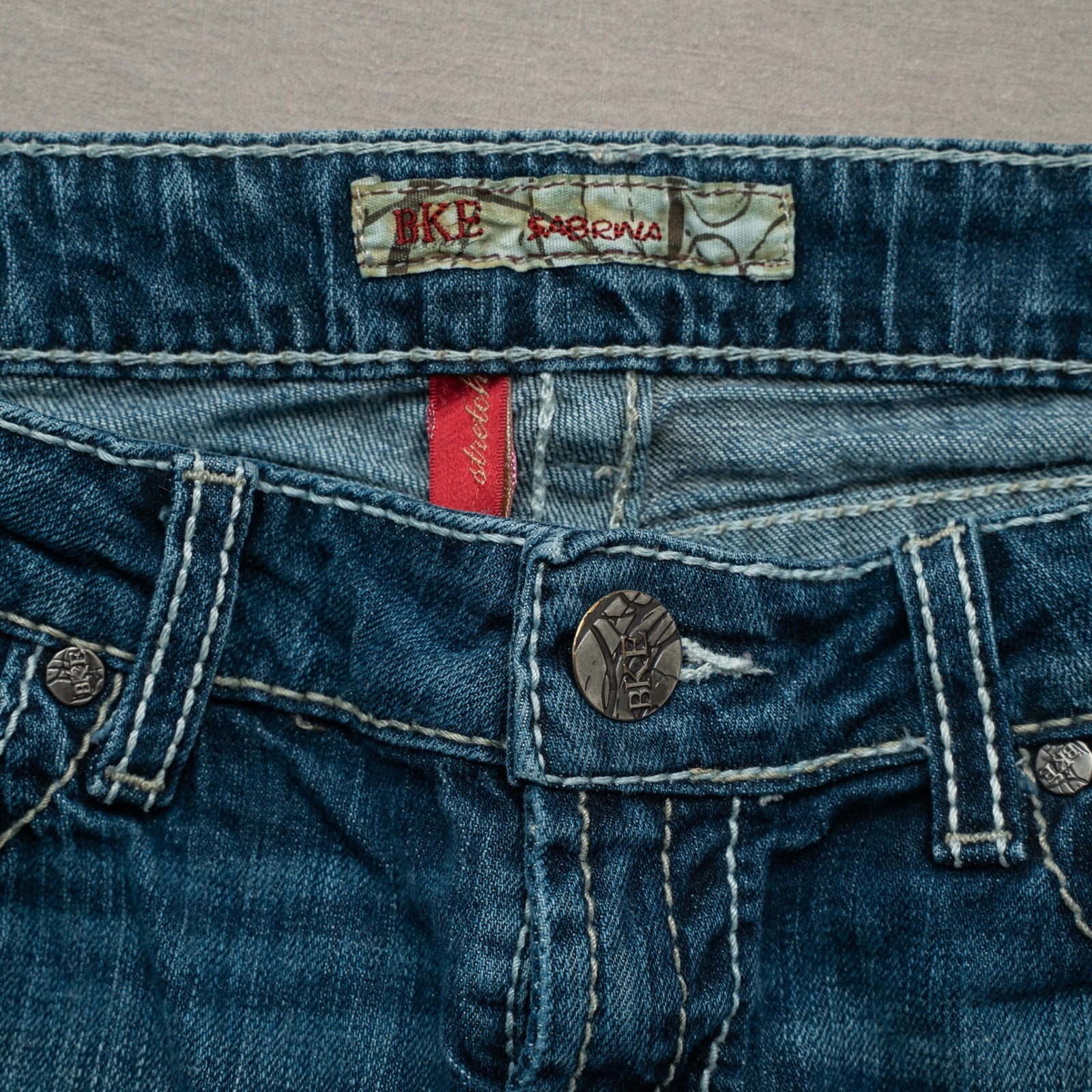 Vintage Y2k 2000s BKE Sabrina Low Rise Flare Western Denim Jeans Woemsn 230
