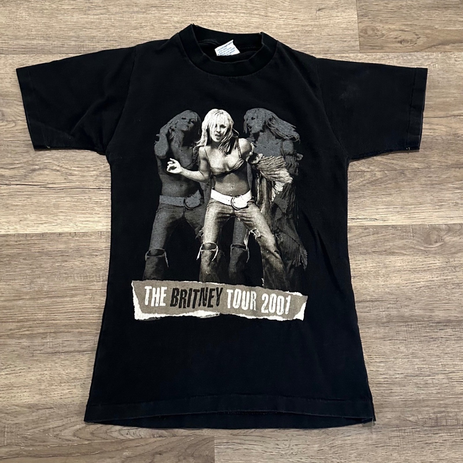 Vintage 2001 Britney Spears Concert T-Shirt The Britney Tour All Sport Size S