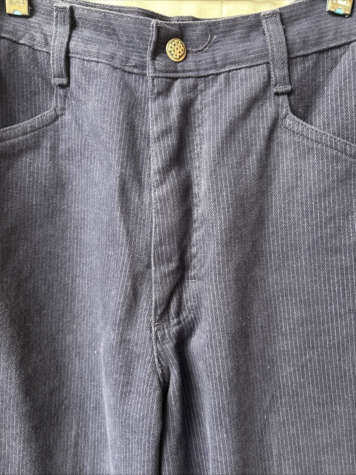 Circle T Pants Woman’s/Junior Size 7/8 Blue Western Style 26×35 100% Cotton