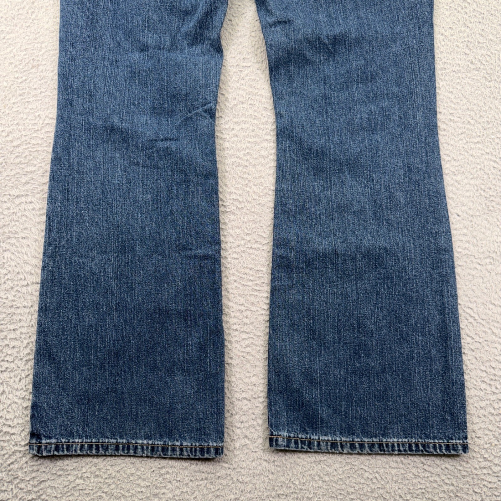 Vtg Silver Jeans Womens 33×32 Blue Flare Bootcut Dark Wash Denim Canada Made