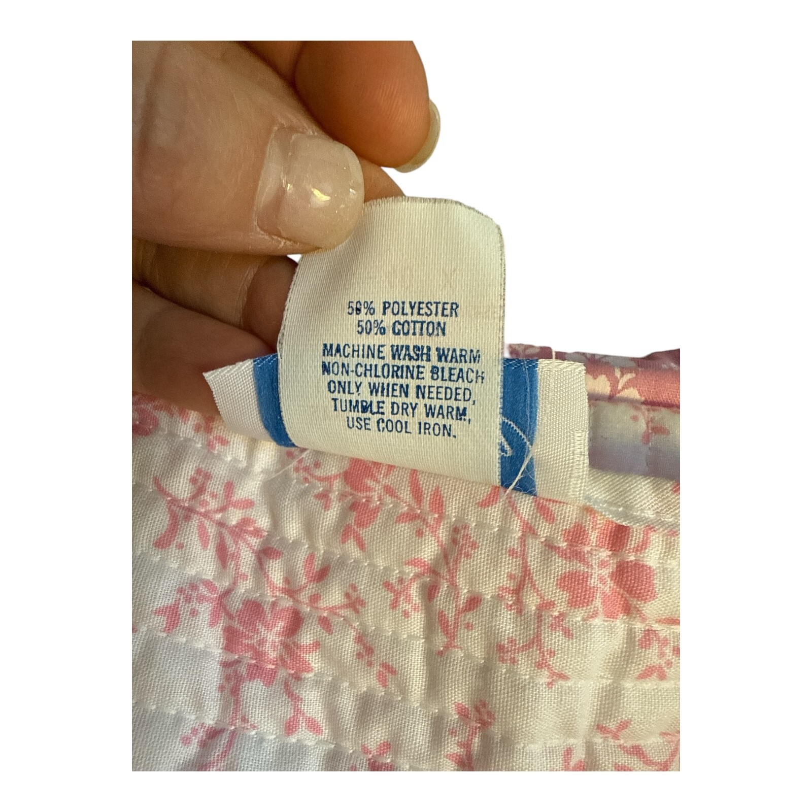 Vintage Its A Charm Pink Floral Nightgown 38-40 X Cotton Blend Made In USA