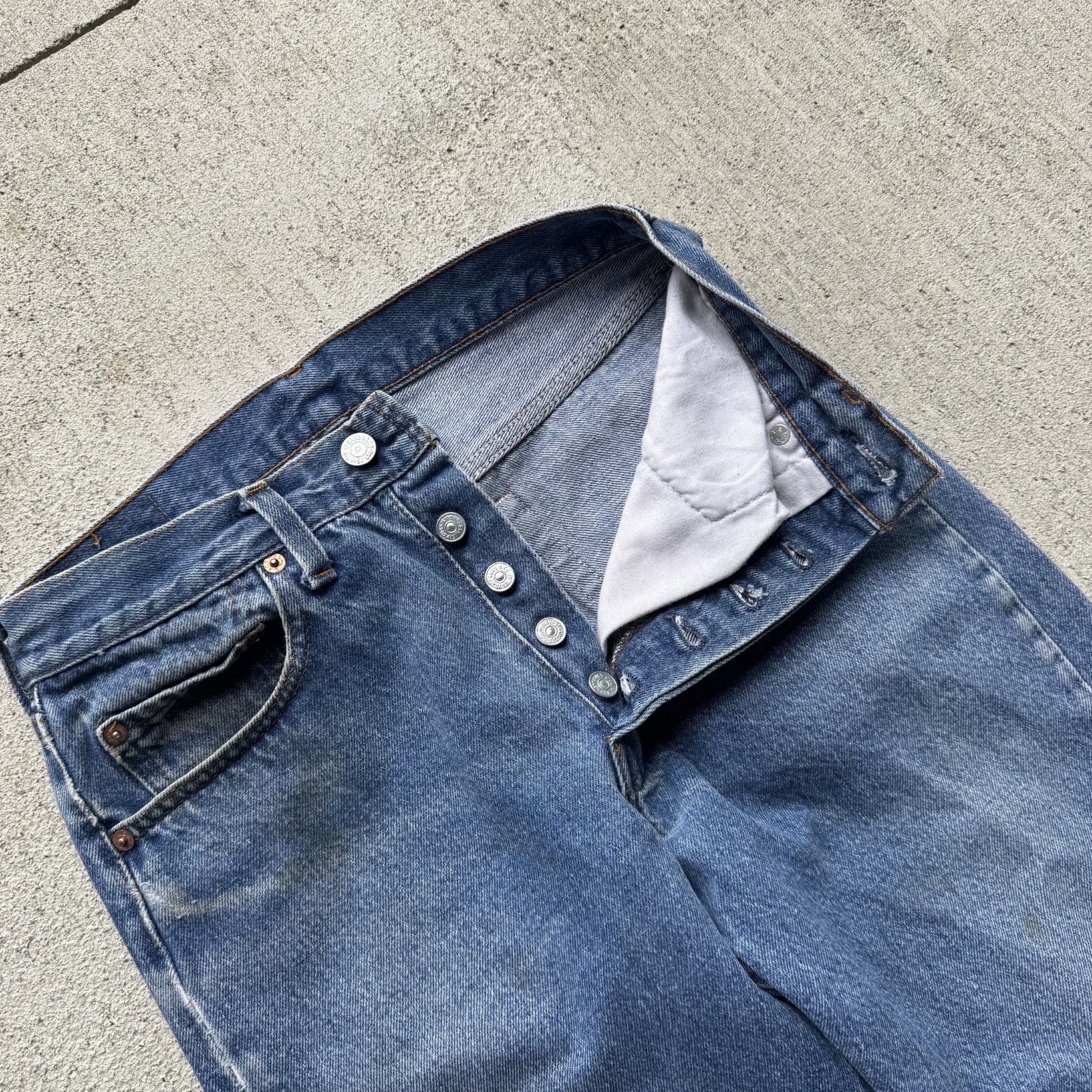 1980s Faded Levi’s 501s Jeans 27×27