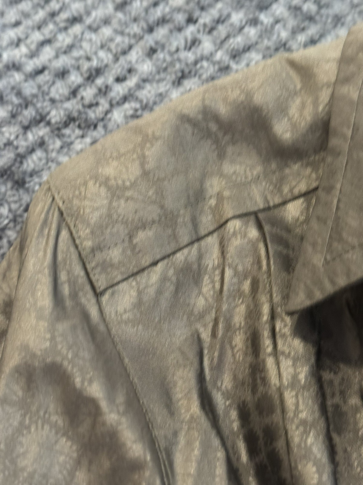 Vintage Count Romi 60s Gray Trench Coat With Removable Lining Size 14