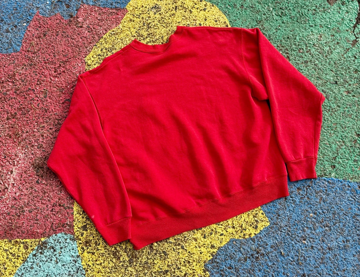 VTG Betty Boop Motorcycle Biker Girl Embroidered Graphic Crewneck Sweatshirt M/L