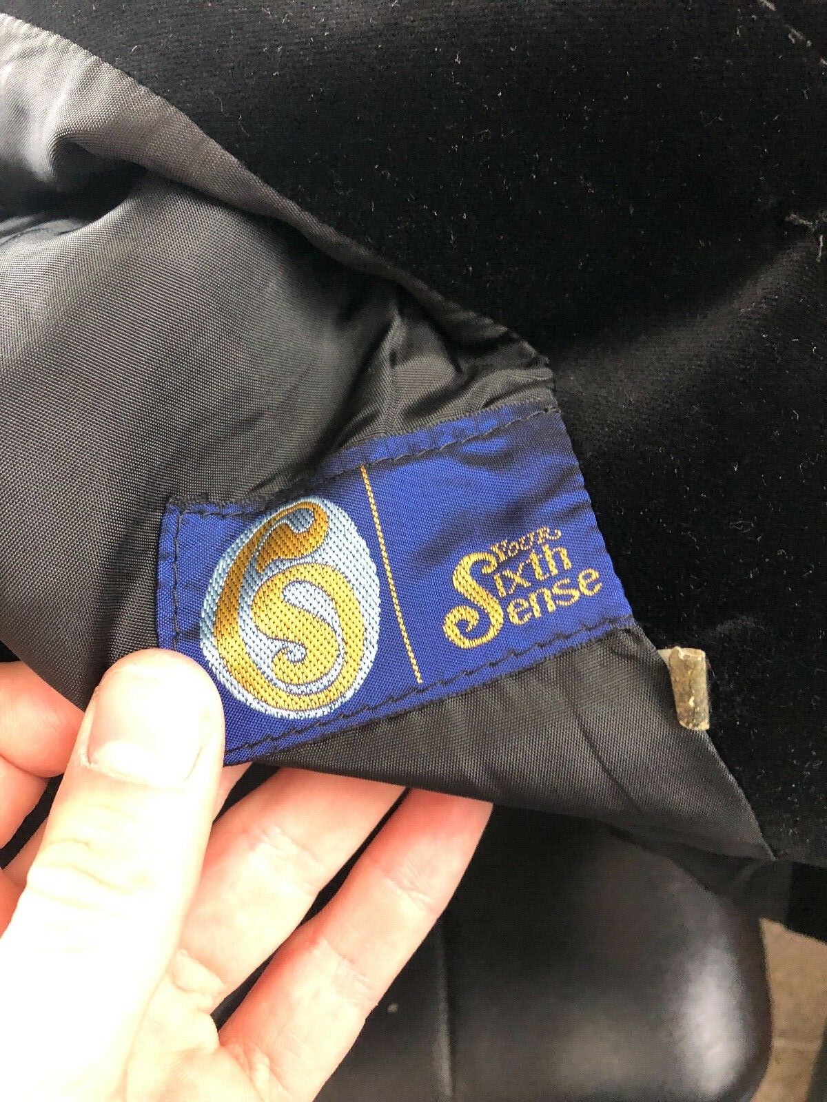 VTG Your Sixth Sense 38 4/6 German Austrian Tracht Velvet Romantic Jacket Blazer
