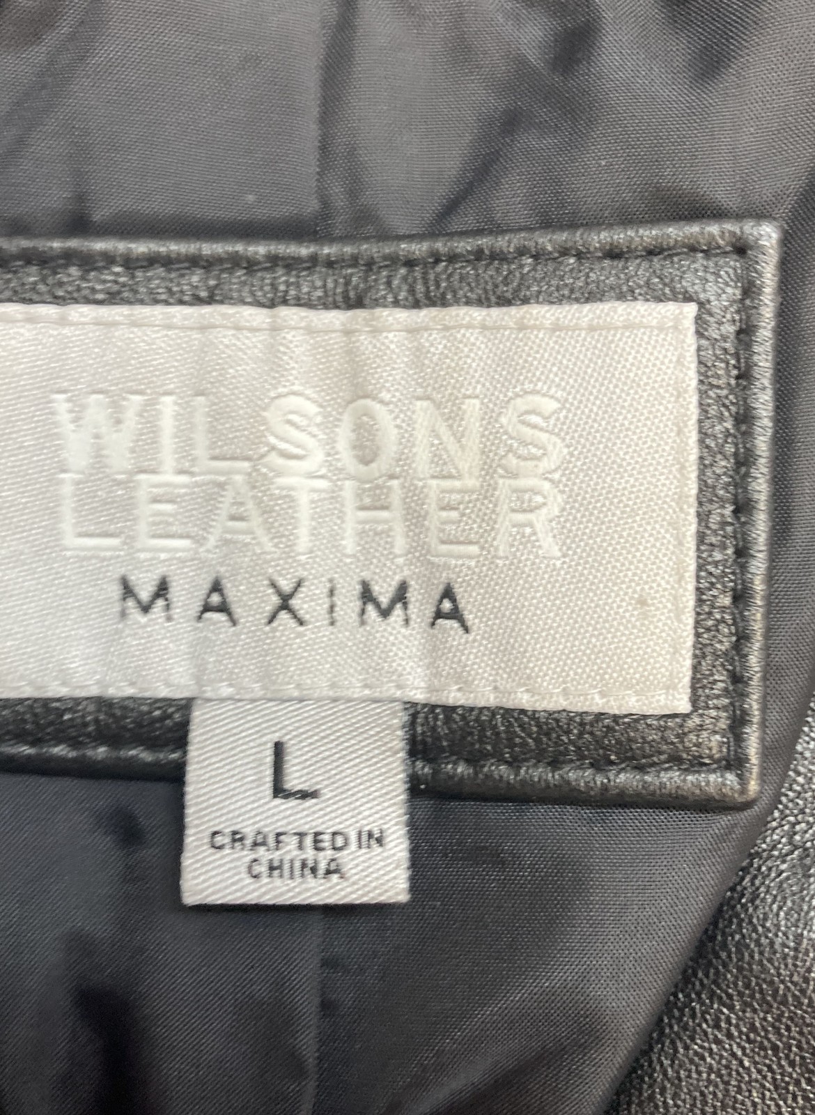 Wilsons Leather Maxima Women’s Black Y2K Vintage Leather Blazer Jacket Sz L