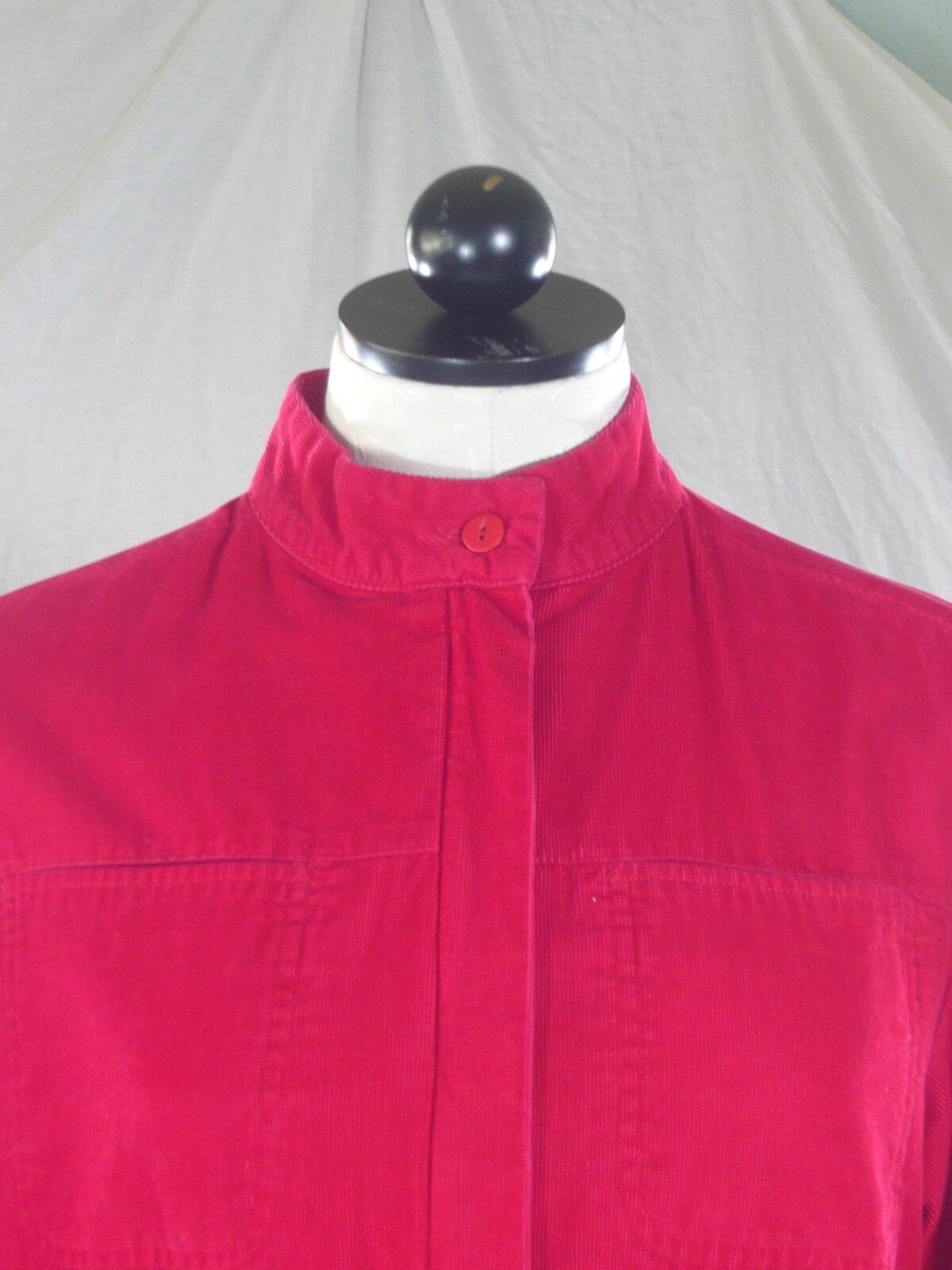 IZOD LACOSTE vintage 60s RED CORDUROY JACKET hipster prep made in Japan L