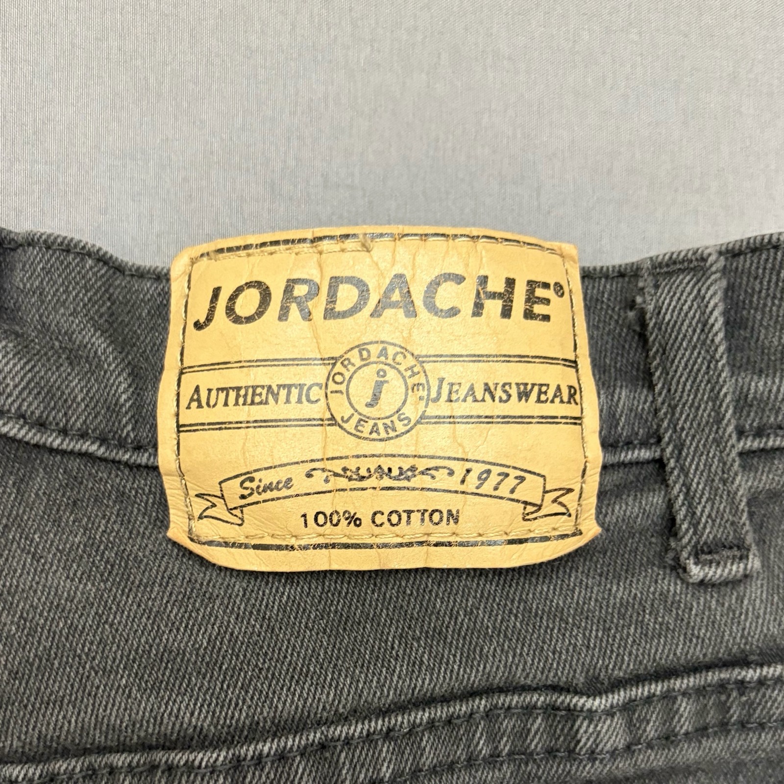 Jordache Womens Black 26×28 Denim Jeans High Rise Tapered Mom Pants
